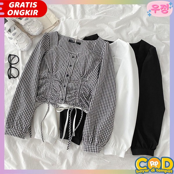 Baju Crop Blouse Bsju Korea Murah Baju Atasan Wanita Baju Rajut Jumbo Blouse Jumbo Atasan Vintage To
