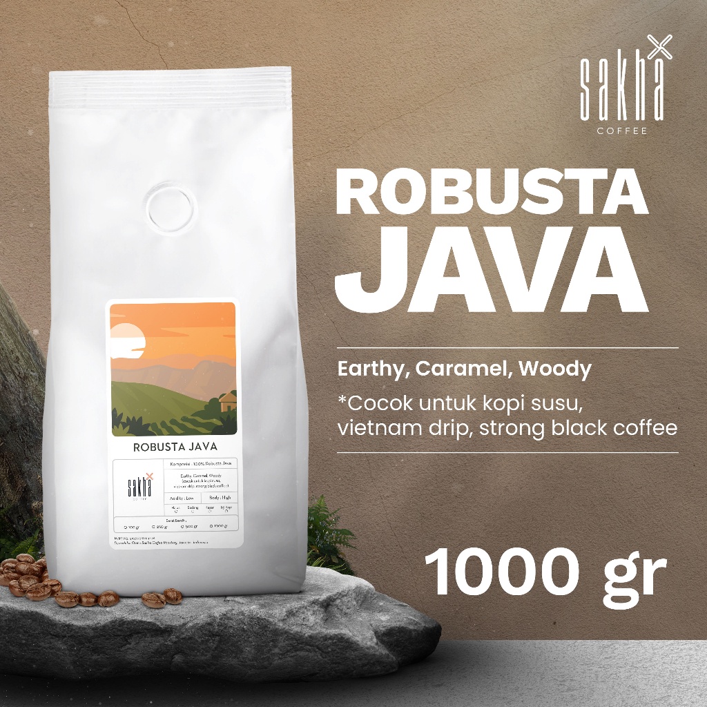 

Biji Kopi Bubuk Fine Robusta Jawa Java Espresso Coffee Roast Beans Single Origin Coffe Bean Roaster