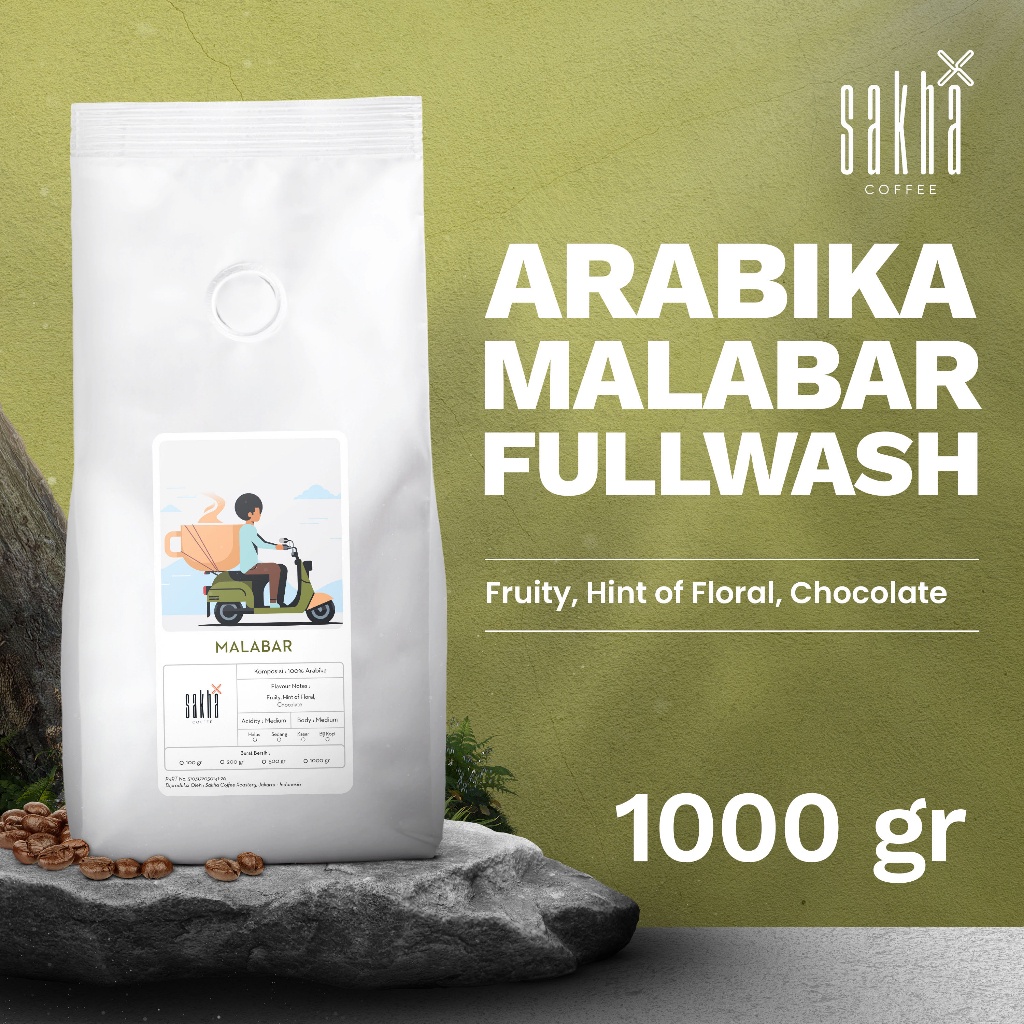 

Kopi Arabika Malabar Jawa Barat Arabica Coffee Beans 1Kg Biji Bubuk