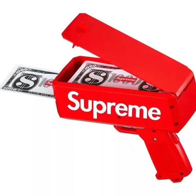 mainan pistol uang supreme
