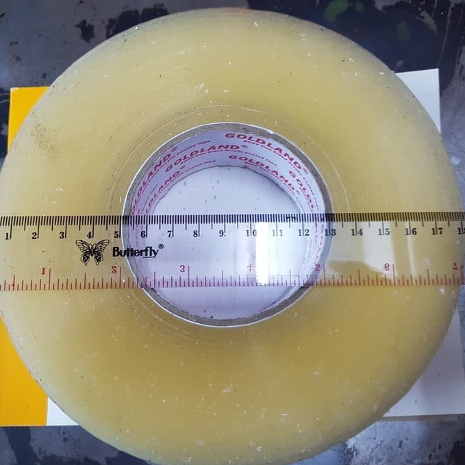 

Terbaru L Plakban jumbo Lakban 500 yard FULL / Lakban Jumbo 2 inch