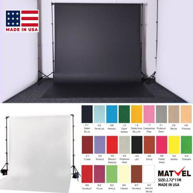 BARU  Background Paper Foto 2.7 x 11M Background Kertas Background Polos