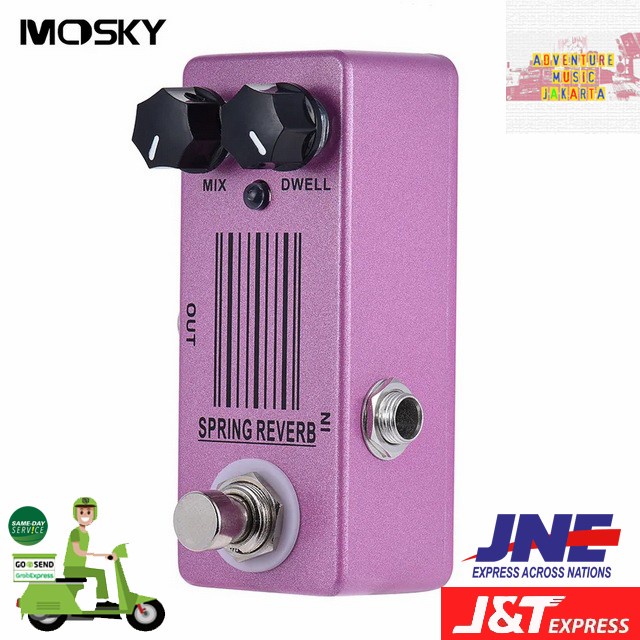 MOSKY SPRING REVERB Pedal Efek Gitar Reverb