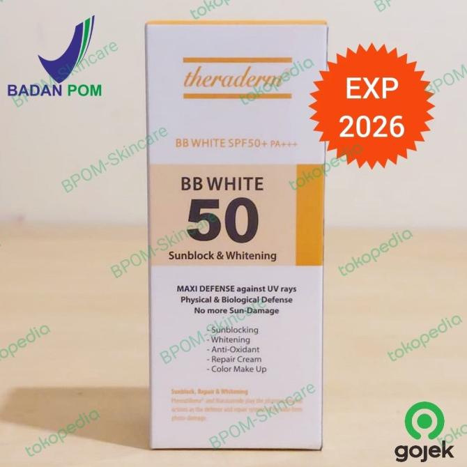 Theraderm BB White SPF50 Whitening Sunblock Cream 40g Made in Korea
