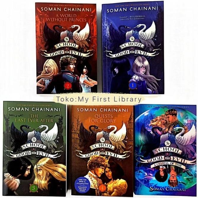 

New 5 Books Set The School For Good And Evil 1-5 Stok Terbatas