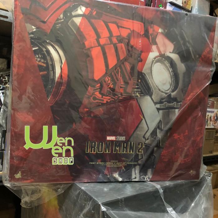 [[[ PROMO ]]] HOT TOYS IRON MAN MARK 5 V SUIT UP TONY STARK DELUXE HT MMS600 MK FP