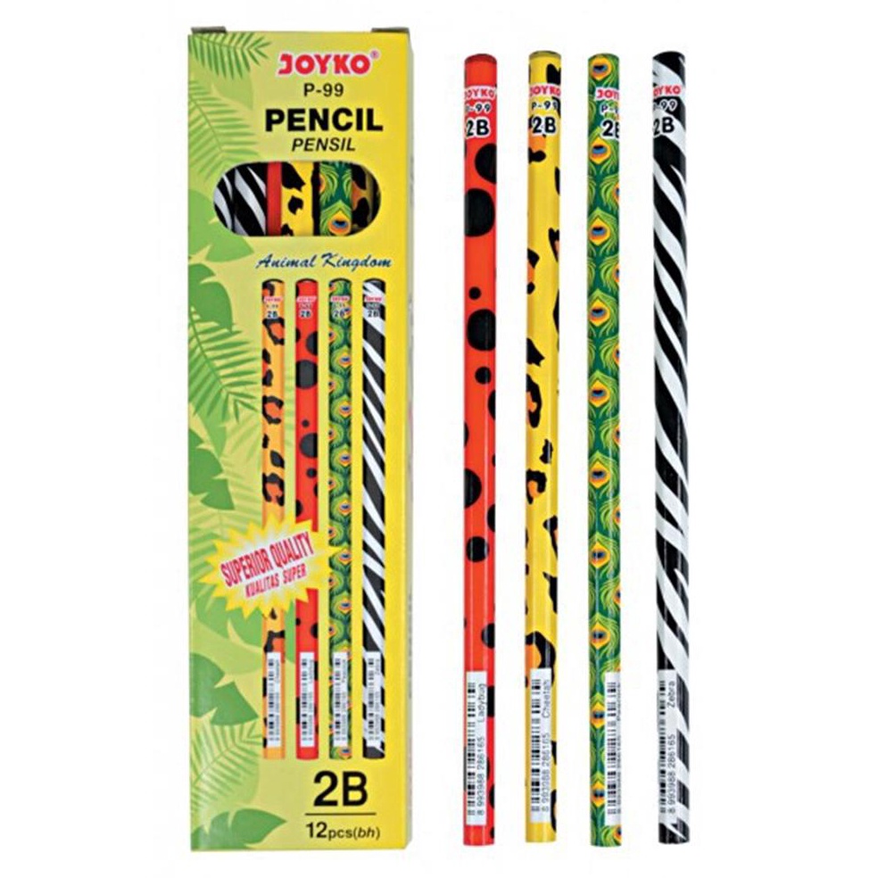 

MBYX5732 Pensil 2B P-99 Animal Joyko (12Pcs)