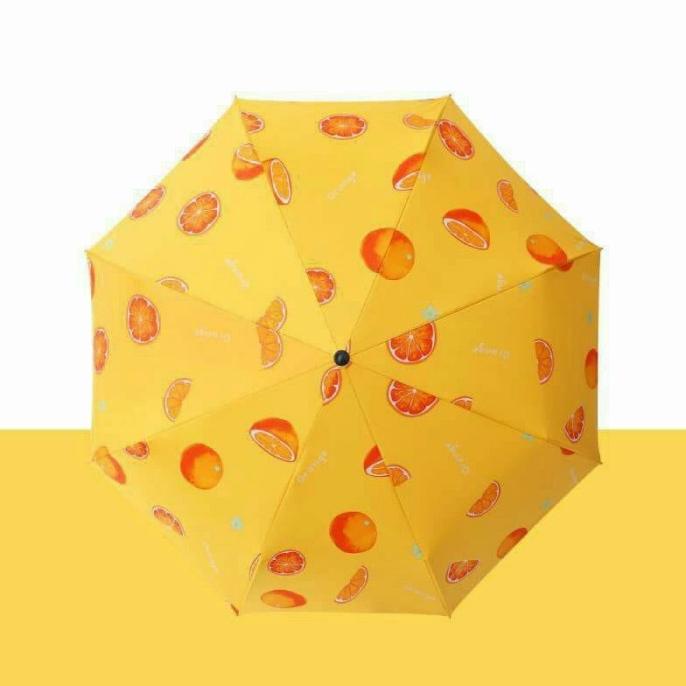 sale Payung UV Otomatis Payung Lipat Payung Motif Buah Lucu termurah