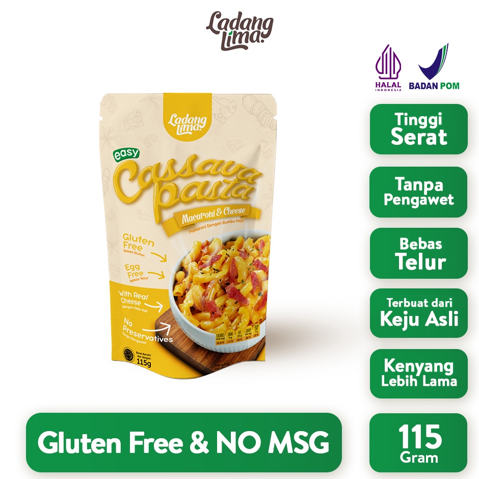 

PLSP2560 Pasta Mac and Cheese 115g - Pasta Gluten Free Ladang Lima