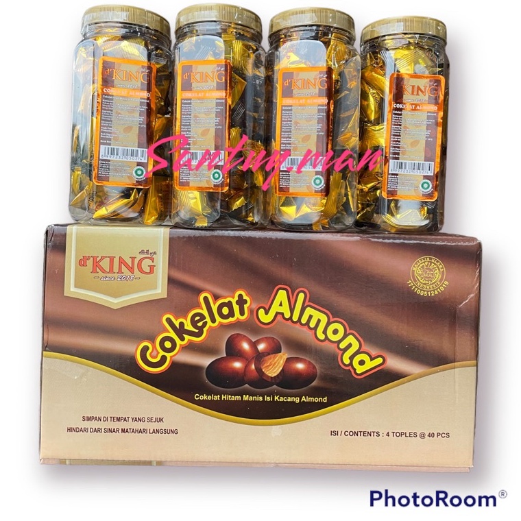 

GKRY7534 1 Kardus Cokelat Almond isi 4 toples D'king exp 2024 aman