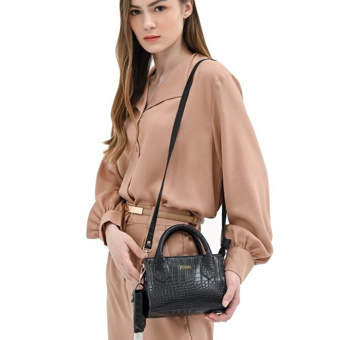 Claudia Tas Selempang Wanita Mini by ZORRA Tas Croco Mini Bag Wanita
