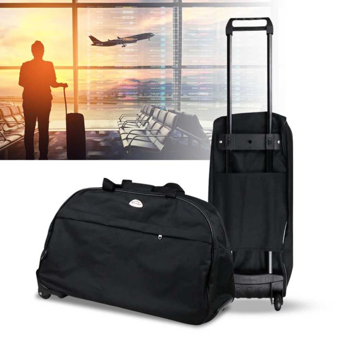 TRAVEL BAG TROLLEY TAS KOPER JINJING DENGAN RODA TROLI TRAVELING BAG