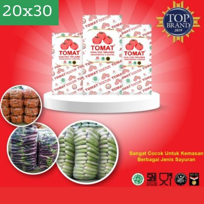 

^%^%^%^%] Kantong Plastik PE merk Tomat 20x30 2kg isi 250gr/pack