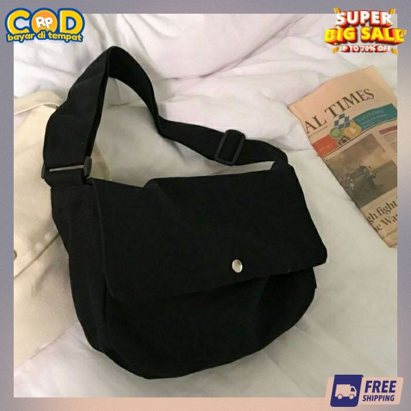 Tas Selempang Slingbag Distro Terbaru Keren Fashion Korean Style Original Outdoor Bahu Cowok Samping