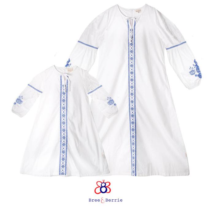 Gamis Putih Couple Ibu dan Anak Bree&Berrie - Shahinaz