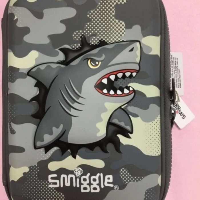 

Terlaris Smiggle Ori Pencil Case Hardtop Shark/Tempat Pensil Smiggle Shark/Kado