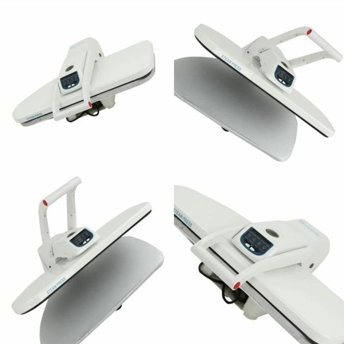 Mesin Setrika Uap Steam Press Kerah Sablon Baju Sprei Matthewdarius