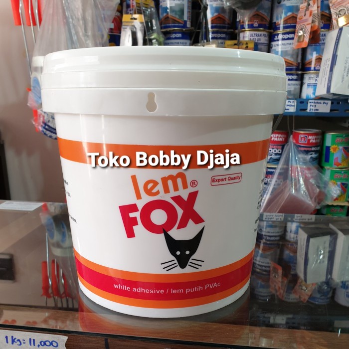 Terlaris Lem Fox Putih 10Kg Ember