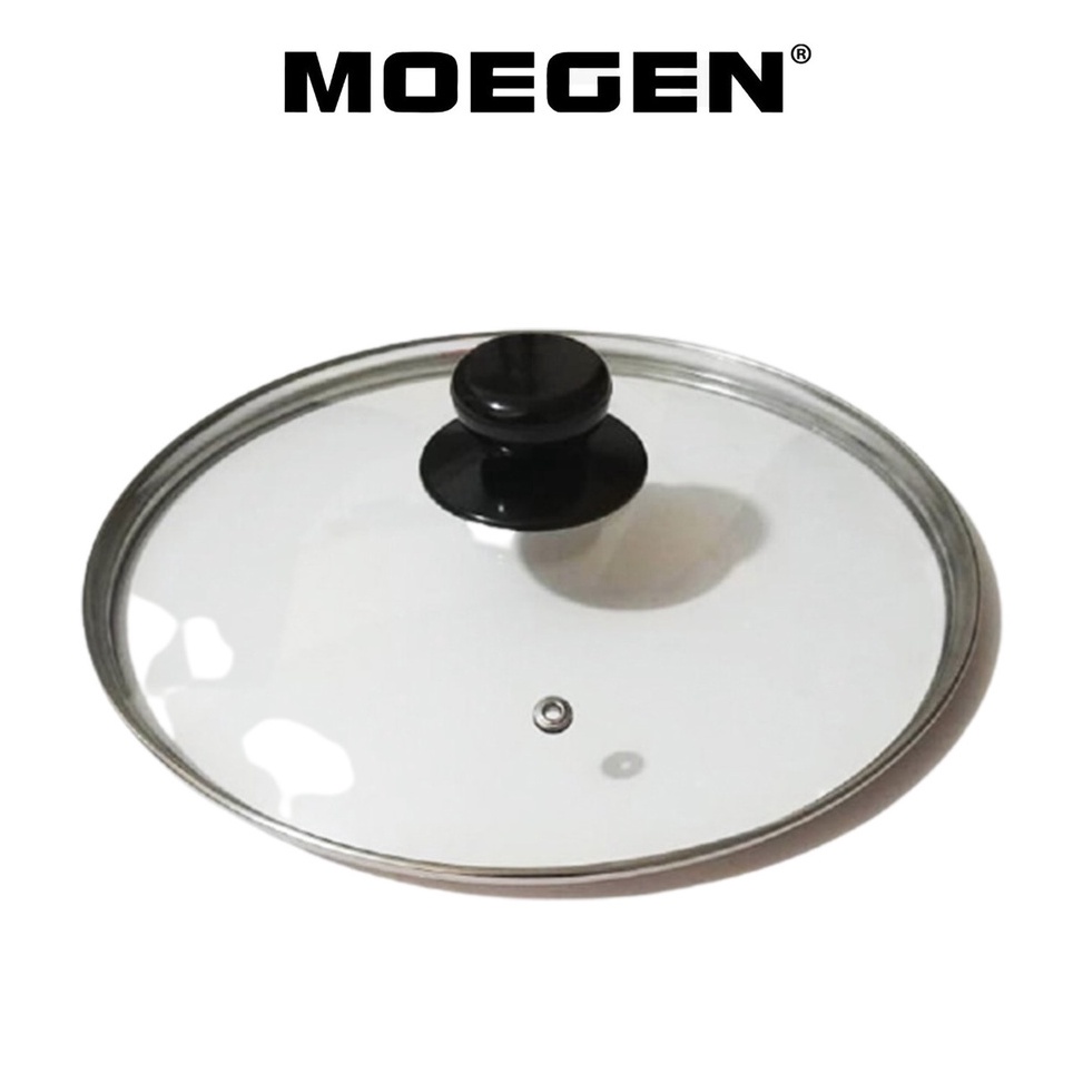 ➚EUa MOEGEN Germany tutup panci kaca untuk wajan / panci / wok pan / penggorengan ✰ ✸ ー