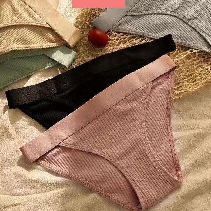 Harga Heboh CD Wanita Katun Murni Antibakteri Nyaman Bernafas Pinggang Rendah.