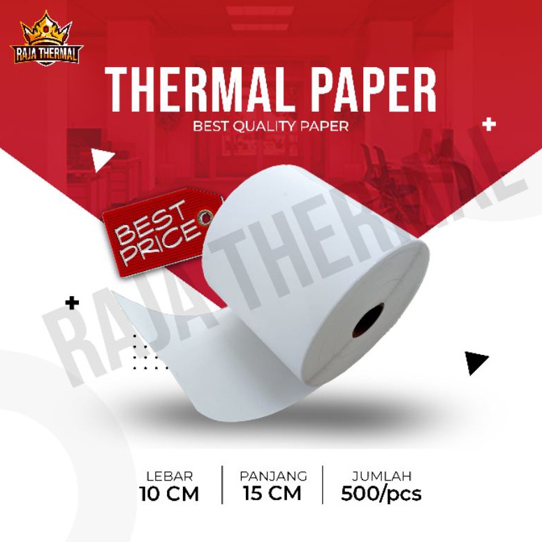 

Super Promo STICKER KERTAS THERMAL LABEL 100X150 MM A6 500 LEMBAR