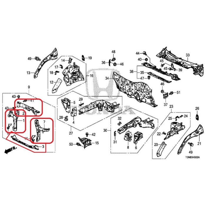 Panel Besi Bullhead CRV 2013-2017 Original best deal