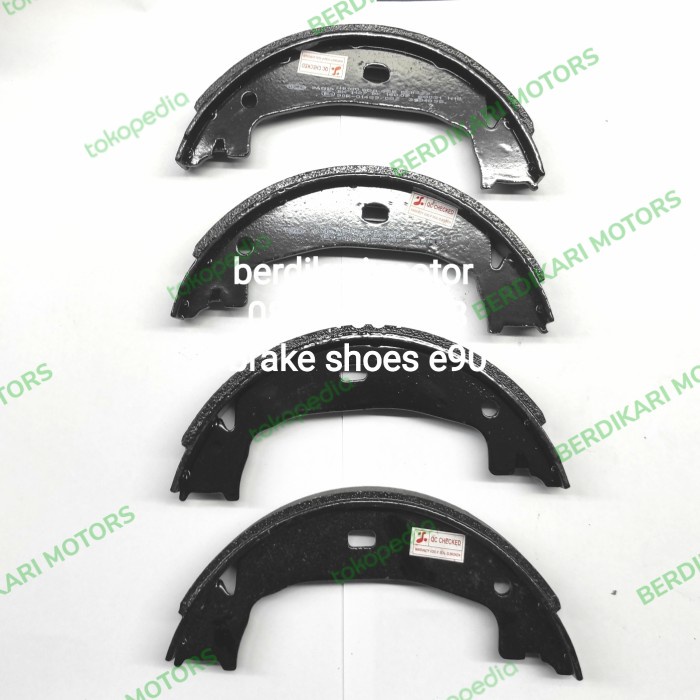 hand brake shoes bmw e90 merk hella / kampas rem tangan bmw e90 terbaik