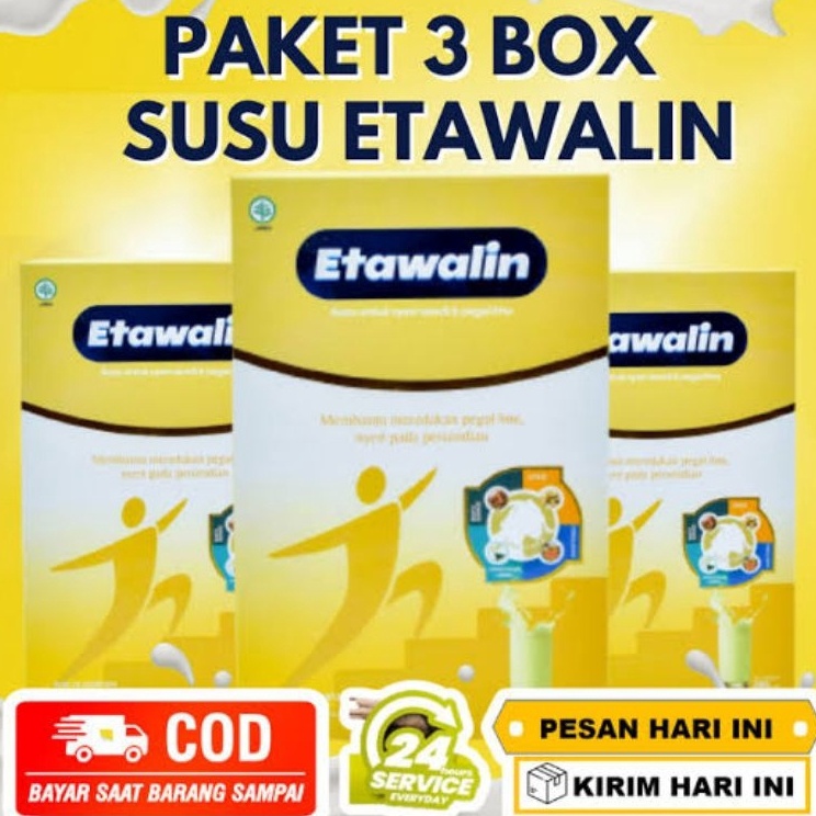 

WYTC0826 Promo 3 BOX Susu Etawalin Mengatasi MasalahTulang & Sendi @200gram