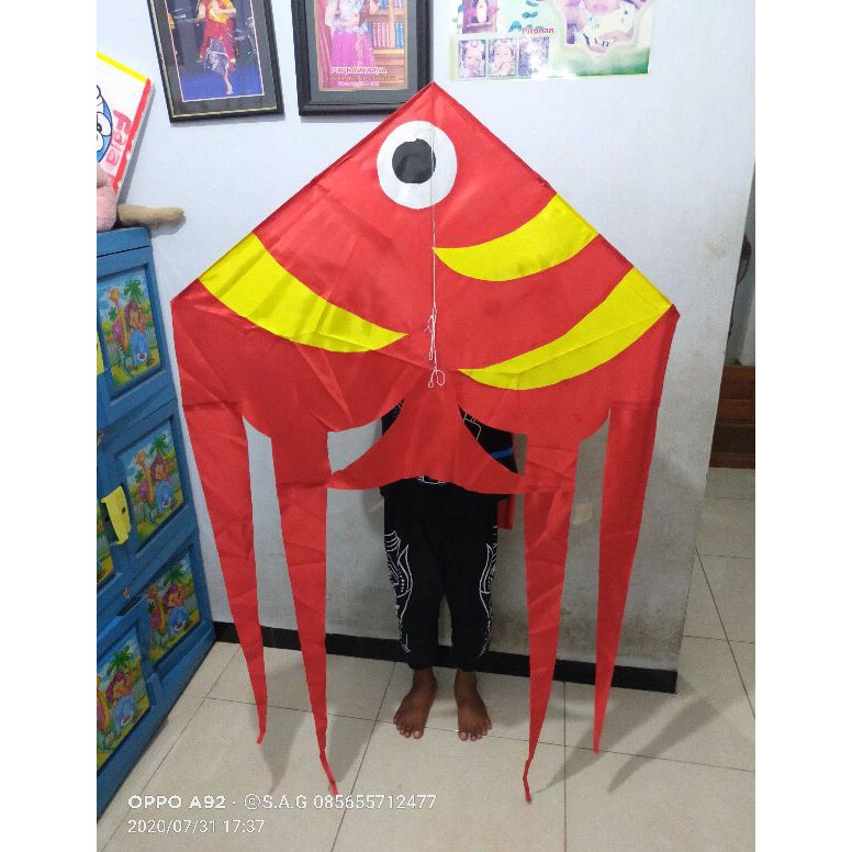 Menarik.. layangan hias/layangan kain/layangan ikan