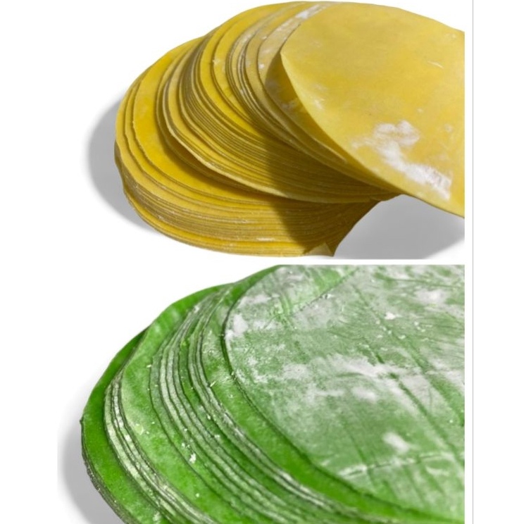 

GQCG8897 Kulit dimsum warna uk.6,7,8,9 cm hijau atau kuning 100 lembar