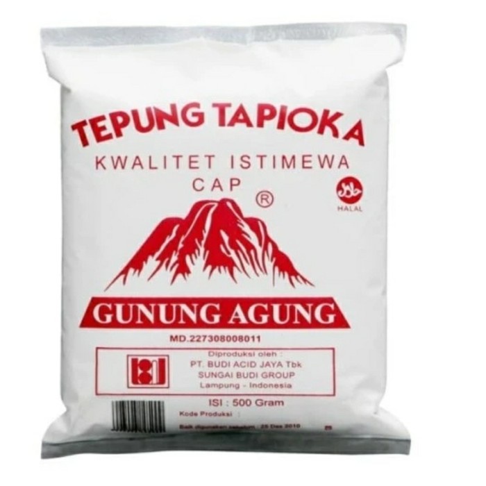 

Terlaris Tepung Tapioka Gunung Agung 500Gr