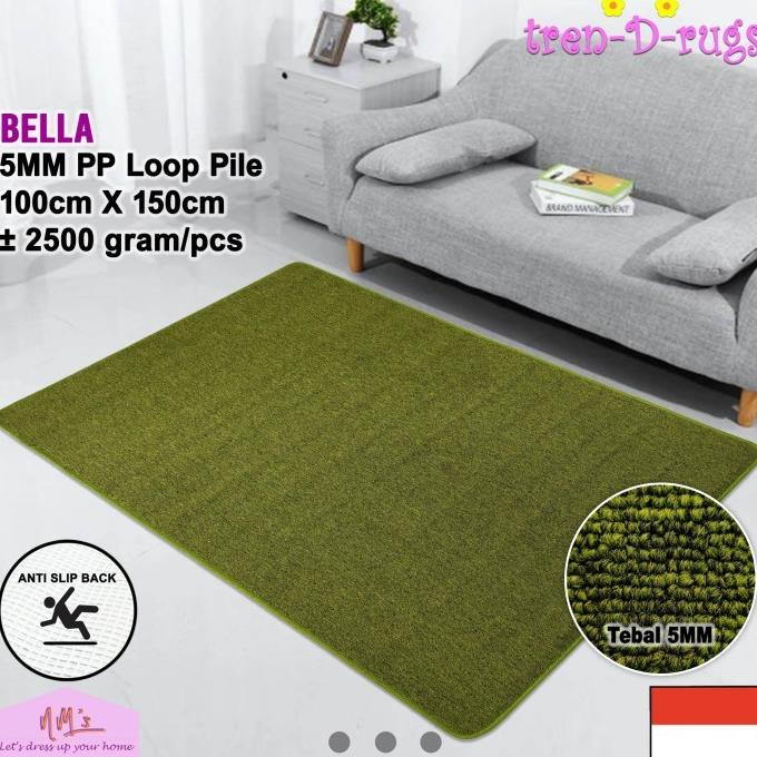 Produk Termurah  Karpet Polos Permadani Lantai Ruang Tamu Kamar Lapaknyavesya