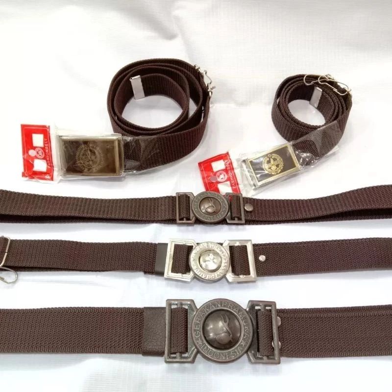 ikat pinggang pramuka wanita perempuan laki-laki pria SD SMP SMA/ gesper pramuka ikat pinggang pramu