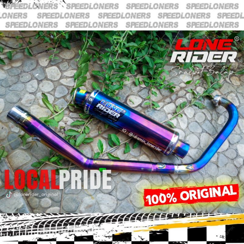 Knalpot Lone Rider VIXION - LONE RIDER ORIGINAL - RR - Road Race Bluemoon - Vixion OLD / NVL / NVA