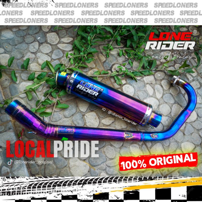 Knalpot Lone Rider SATRIA FU - LONE RIDER ORIGINAL - SD - Spesial Drag Bluemoon SATRIA FU 150