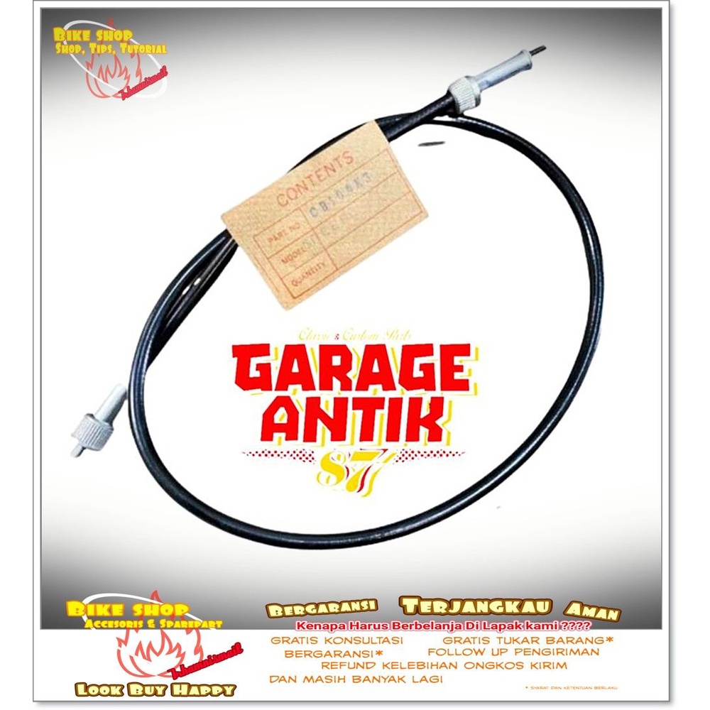 Kabel Speedo Spido Meter Speedometer Spidometer Honda Cb 100 Cb100 motor clasik vintage