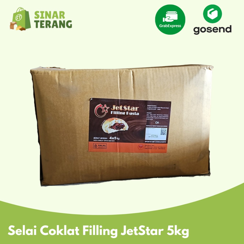 

Selai Cokelat Filling Jetstar / Dunia 5kg