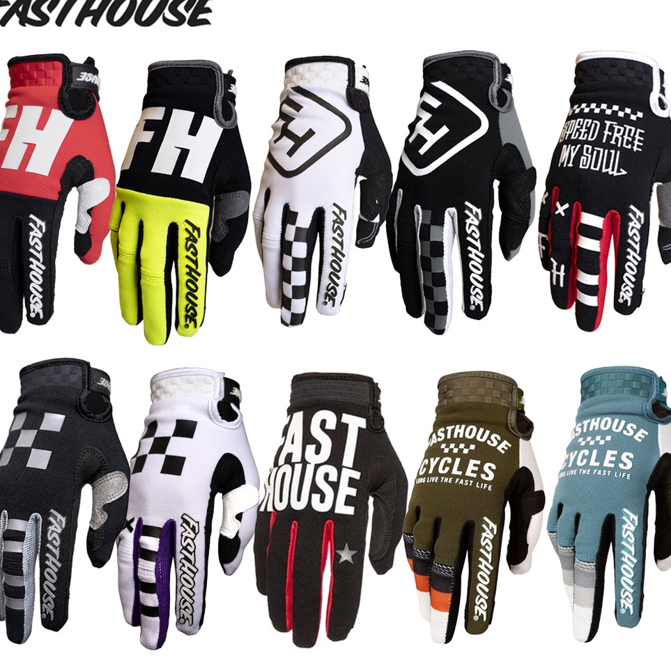10.10 TEN Fasthouse 14 colors Sarung Tangan  Gaya Klasik Untuk Motocross MTB AGV Bike Gloves Super n