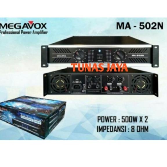 AMPLI POWER MEGAVOX MA502 ORIGINAL POWER MEGAVOX MA 502