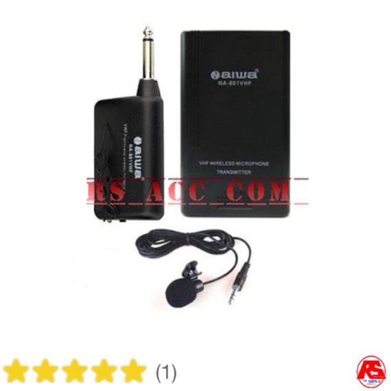 Murah  Mic Wireless Aiwa NA 801 Clip On Jepit