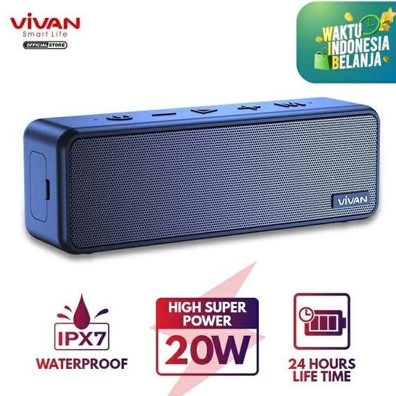Vivan VS20 Waterproof Bluetooth Speaker 20W Ultra Bass