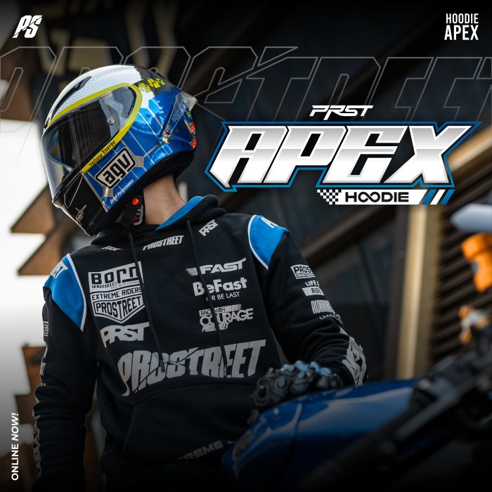 Hoodie Motor Prostreet Apex Blue