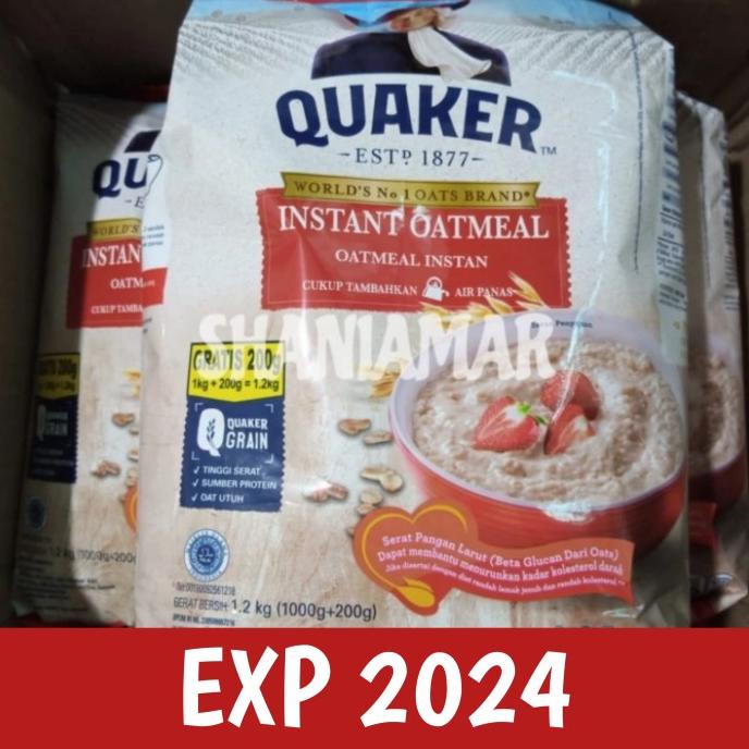

QUAKER INSTANT OATMEAL 1200 GR