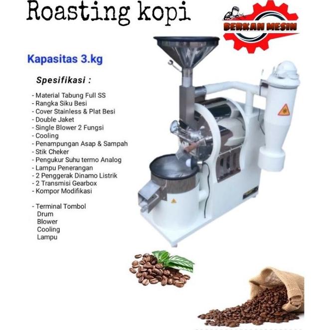 Mesin Roasting Kopi Kapasitas 3Kg Bastianabrahamshop