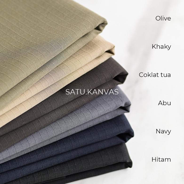 Bahan Jahit Menjahit Kain Ripstop / Bahan Kain Ripstop / Kain Ripstok Mudah & Nyaman