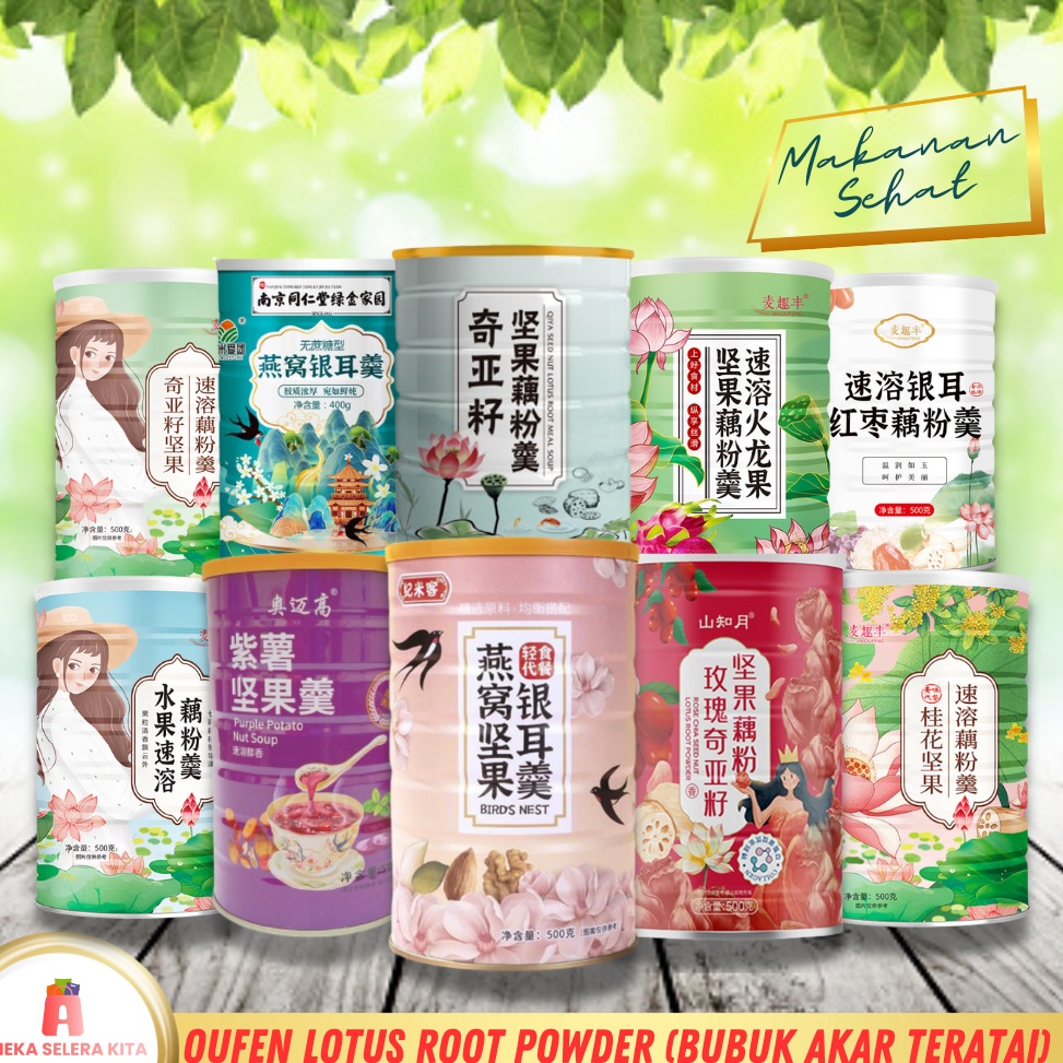 

Promo 3.3 ANEKA Ou fen Lotus Root Powder Halal Original / Bubuk Akar Teratai