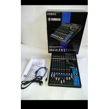 mixer audio yamaha mg 12xu  12 channel mg12 xu