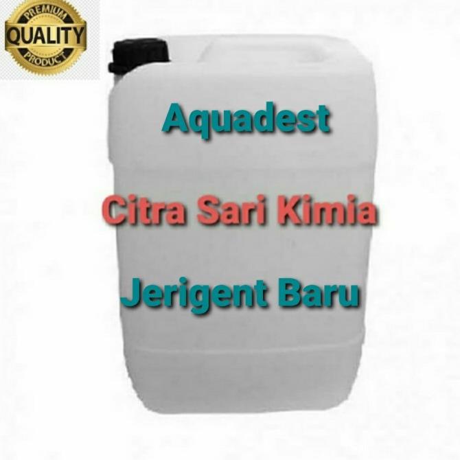 Aquadest / Air Suling / Air Destilasi / Air Aki 20Liter