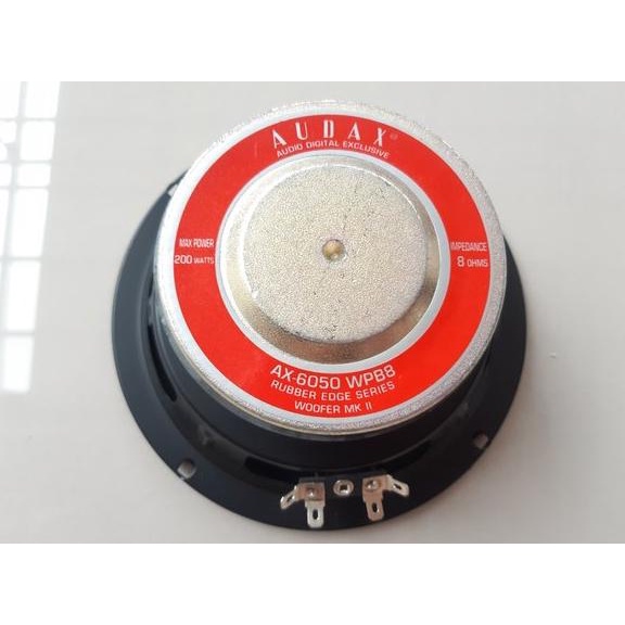 Original AUDAX 6050 SPEAKER 6 INCH WOOFER AUDAX AX 6050 WPB8 200watt ORIGINAL ASLI