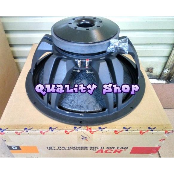 SPEAKER ACR 18 INCH FABOULUS 1000 WATT 8 OHM